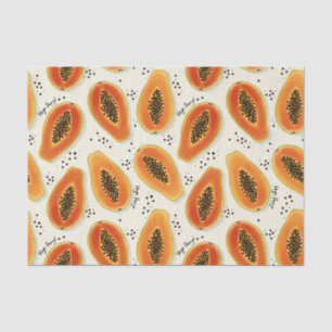 Hiya Papaya Pattern Tissue Paper