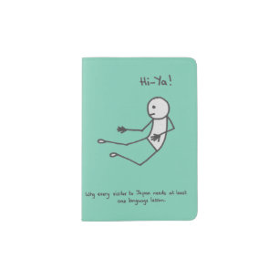 Hiya! Passport Cover Teal