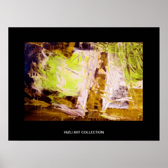 Hizli Art Collection - Modern Abstract Painting Ar Poster (Front)