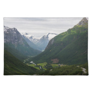 Hjelle valley in Norway placemat