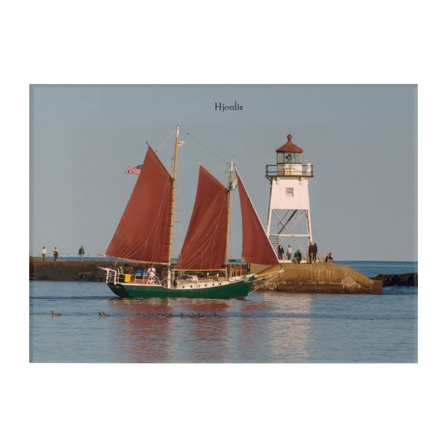Hjordis & Grand Marais Light acrylic wall art (Front)