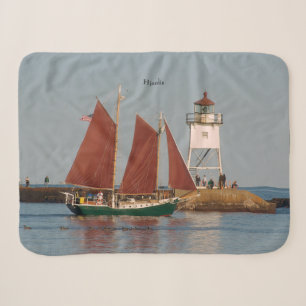 Hjordis & Grand Marais Light sherpa blanket