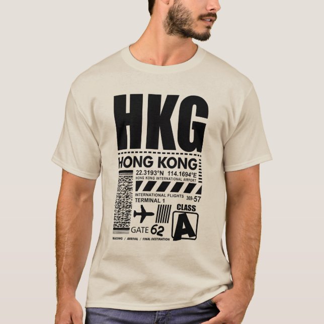 HKG Hong Kong International Airport T-Shirt (Front)