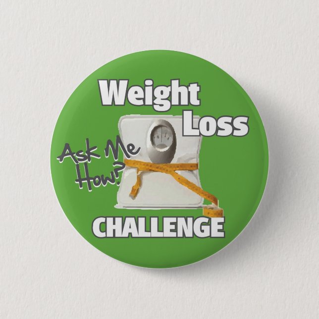 HL Weight Loss Challenge Pinback Button (Front)