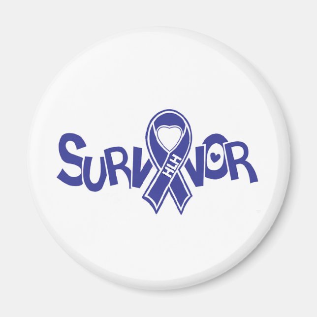 HLH Survivor Magnet (Front)