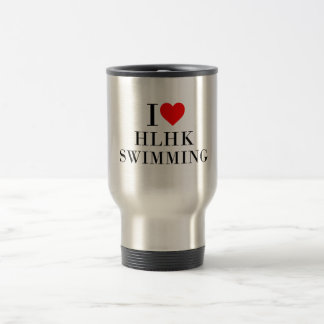 HLHK I LOVE SWIMMING MUG
