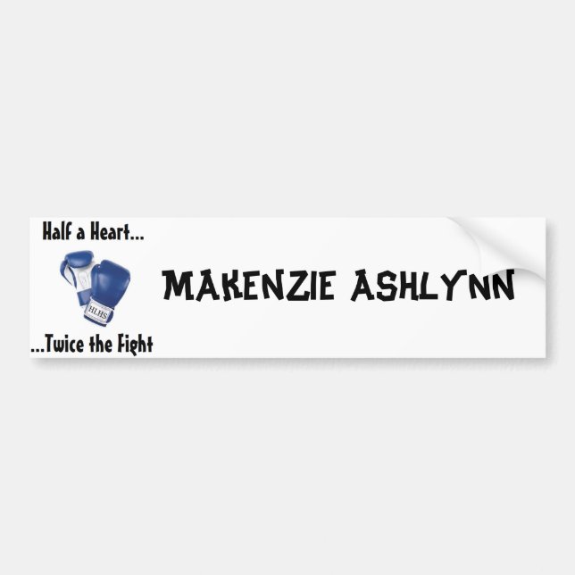 HLHS Fight Products Bumper Sticker (Front)