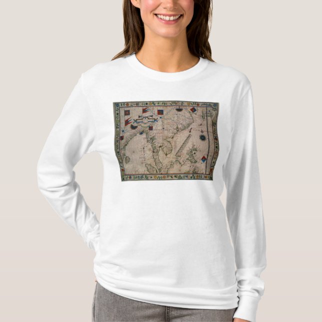 HM 41  The Far East, from a portolan atlas T-Shirt (Front)
