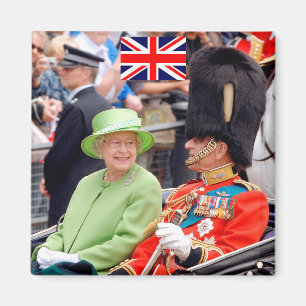 HM Queen Elizabeth-Duke of Edinburgh Magnet