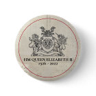 HM Queen Elizabeth II 1926-2022 Button