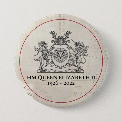 HM Queen Elizabeth II 1926_2022 Button