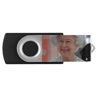 HM Queen Elizabeth II Abu Dhabi Professional Photo Flash Drive