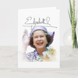 HM Queen Elizabeth II Card