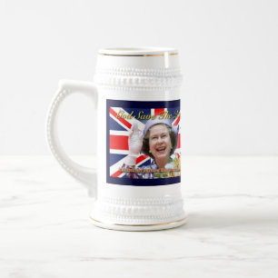 HM Queen Elizabeth II Diamond Jubilee Beer Stein