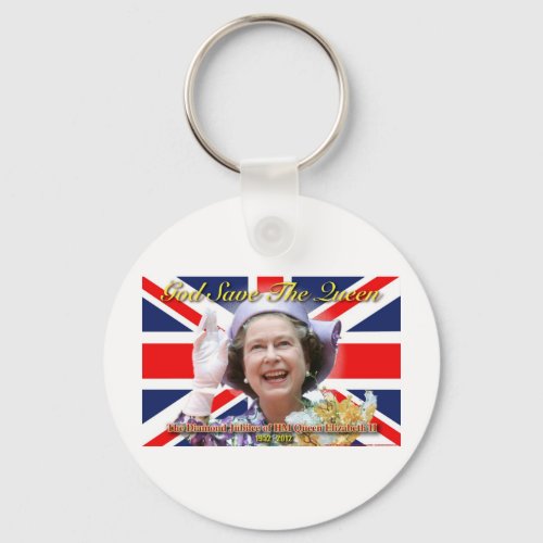 HM Queen Elizabeth II Diamond Jubilee Keychain