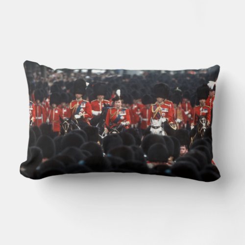 HM Queen Elizabeth II Diamond Jubilee Lumbar Pillow