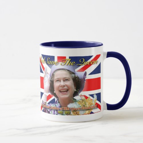 HM Queen Elizabeth II Diamond Jubilee Mug