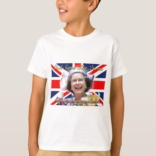 HM Queen Elizabeth II Diamond Jubilee T_Shirt