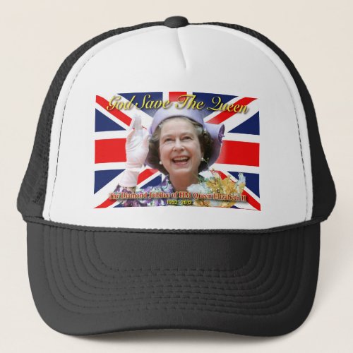HM Queen Elizabeth II Diamond Jubilee Trucker Hat