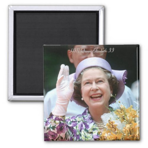 HM Queen Elizabeth II_Hong Kong_1987 Magnet