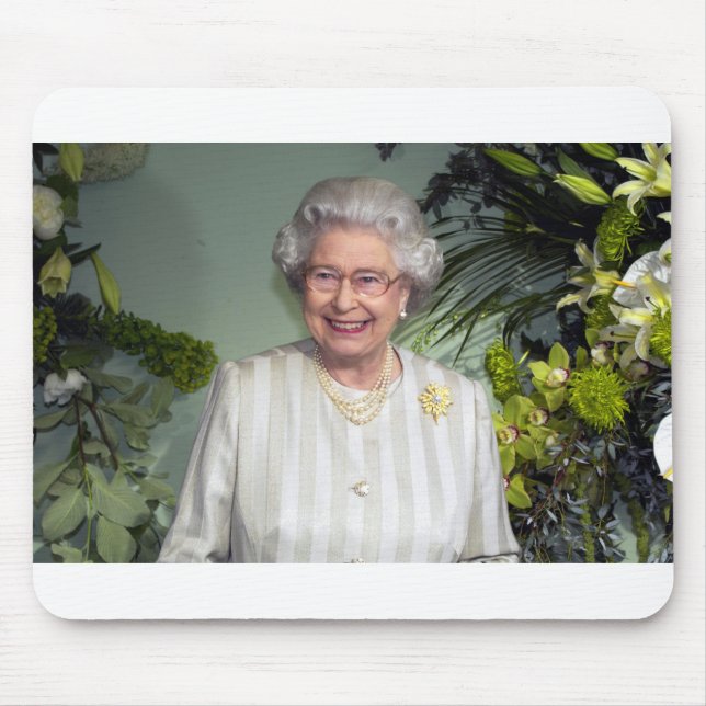 HM Queen Elizabeth II Platinum Jubilee Mouse Pad (Front)