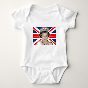 HM Queen Elizabeth II - Pro photo Baby Bodysuit
