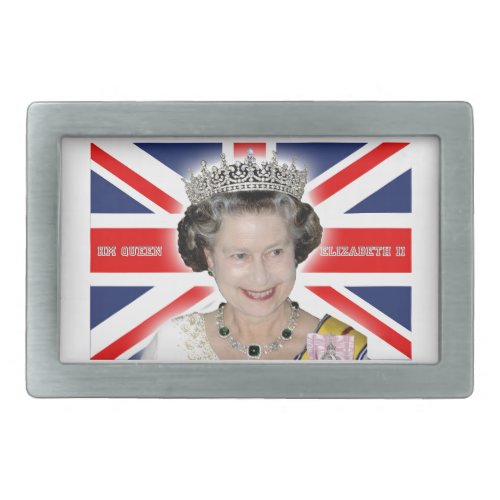 HM Queen Elizabeth II _ Pro photo Belt Buckle
