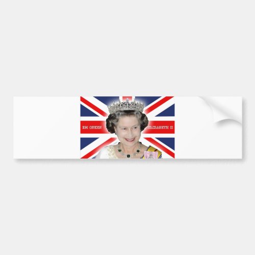 HM Queen Elizabeth II _ Pro photo Bumper Sticker