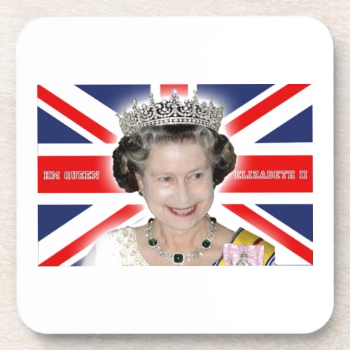 HM Queen Elizabeth II _ Pro photo Drink Coaster