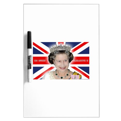 HM Queen Elizabeth II _ Pro photo Dry_Erase Board