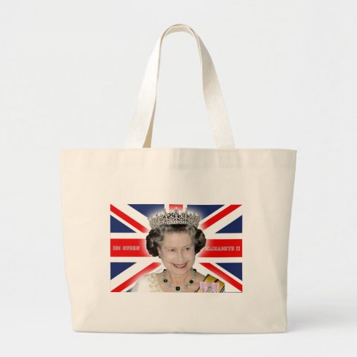 HM Queen Elizabeth II _ Pro photo Large Tote Bag