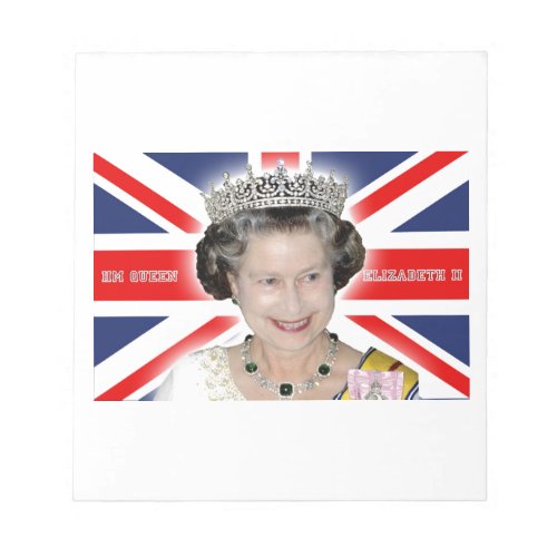 HM Queen Elizabeth II _ Pro photo Notepad