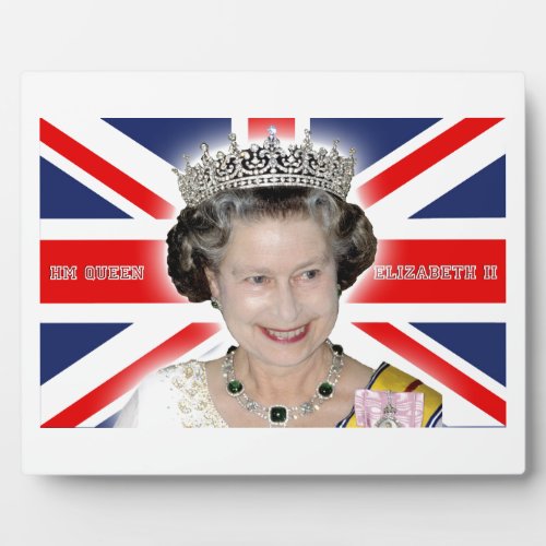 HM Queen Elizabeth II _ Pro photo Plaque