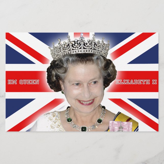 HM Queen Elizabeth II - Pro photo Stationery (Front)