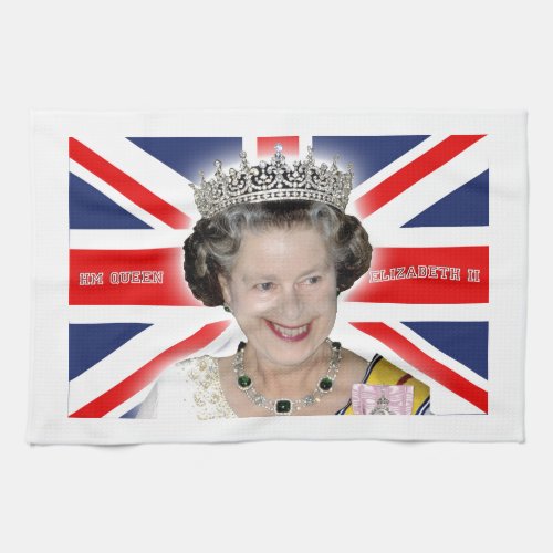 HM Queen Elizabeth II _ Pro photo Towel