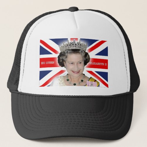 HM Queen Elizabeth II _ Pro photo Trucker Hat