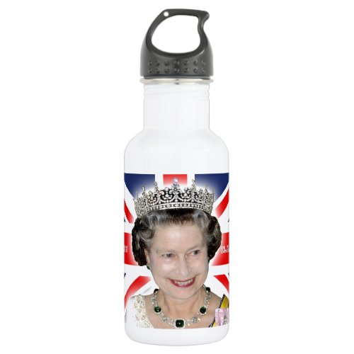 HM Queen Elizabeth II _ Pro photo Water Bottle