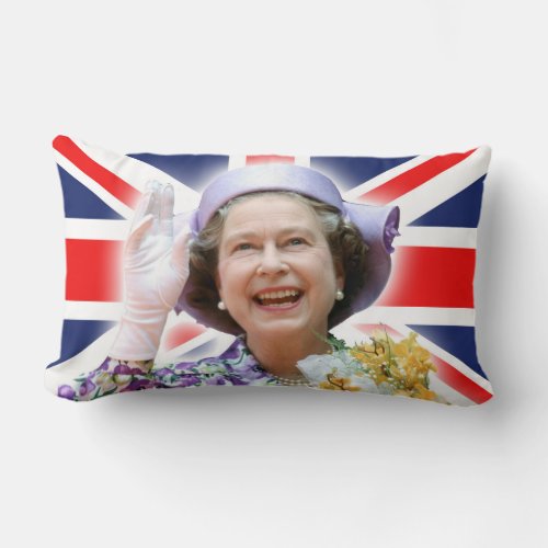HM Queen Elizabeth II _ Royalty Lumbar Pillow