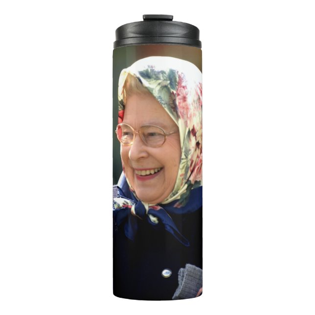 HM Queen Elizabeth II Thermal Tumbler (Front)