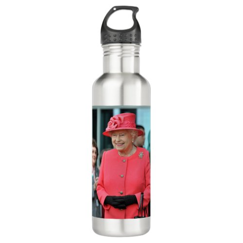 HM Queen Elizabeth II Warrington 2012 Professional Stainless Steel Water Bottle