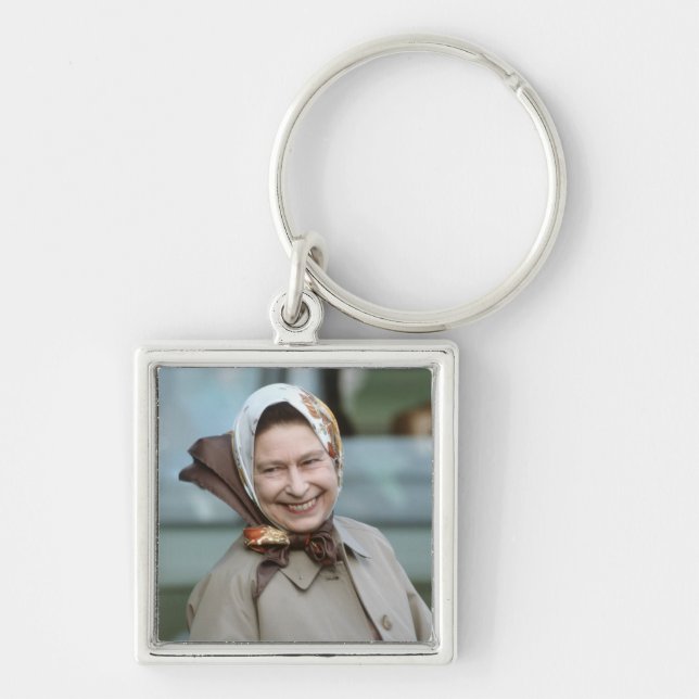 HM Queen Elizabeth II-Windsor 1983 Keychain (Front)