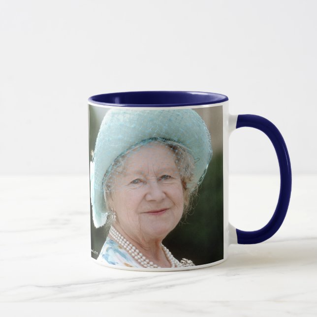 HM Queen Elizabeth, The Queen Mother Berlin 1987 Mug (Right)