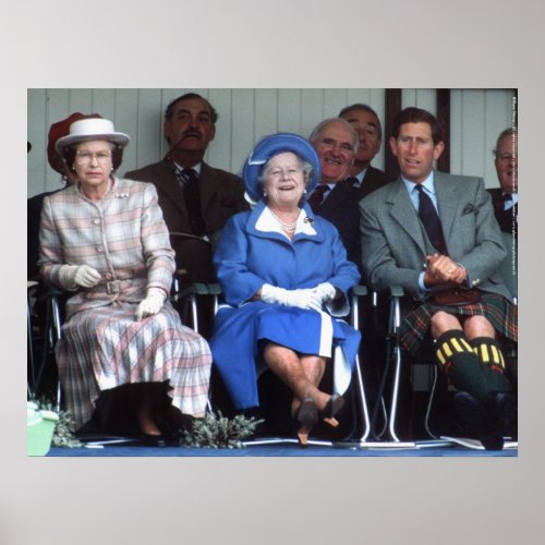 HM Queen Elizabeth The Queen Mother Poster