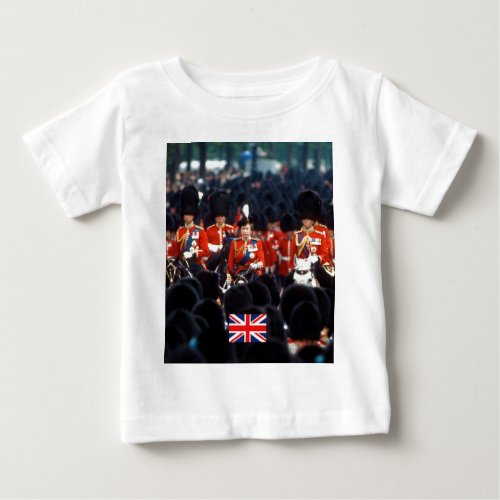 HM The Queen Elizabeth II Prince Philip London Baby T_Shirt