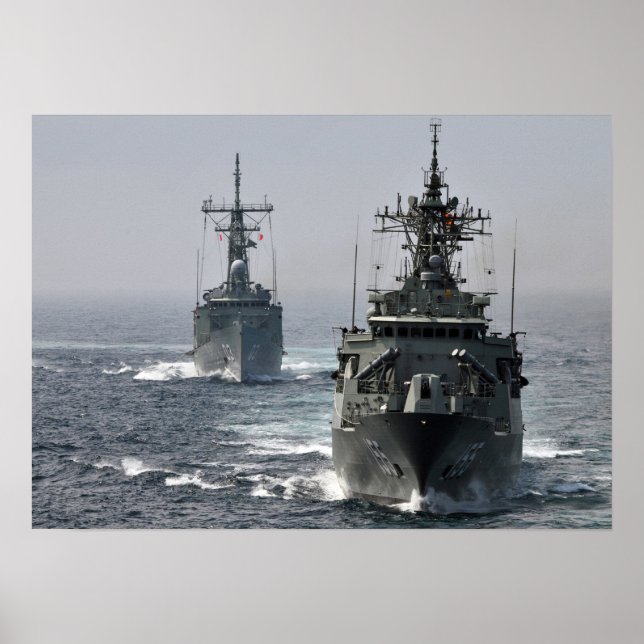HMAS Sydney HMAS Ballarat Poster (Front)