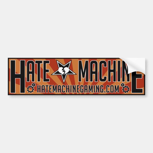 HMG Bumper Sticker (red) (Front)
