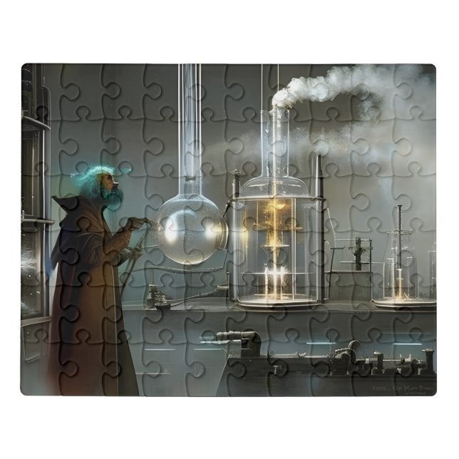 Hmmm - Just One More Tweak AI Fantasy Digital Art  Jigsaw Puzzle (Puzzle Horizontal)