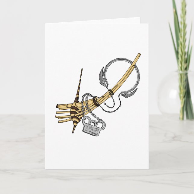 Hmong Blank Note Card (Front)