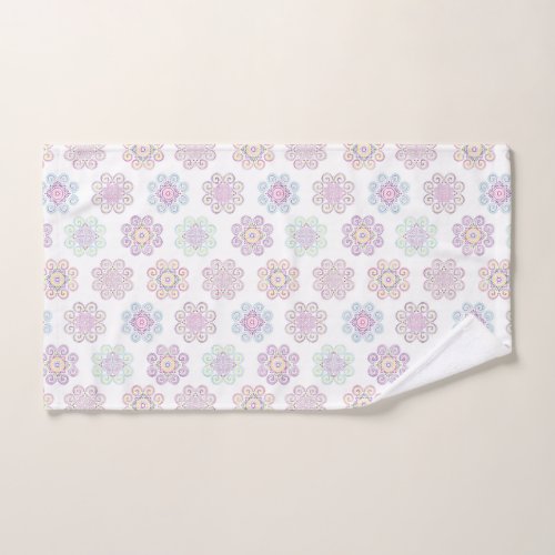 Hmong Inspired Bright Pattern Sm _ Hand Towel