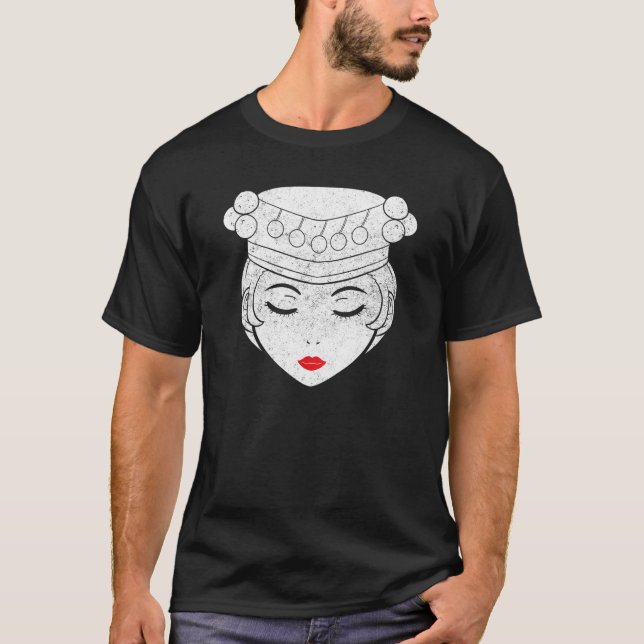 Hmong Miao Proud Traditional Girl Woman Hmoob Quee T-Shirt (Front)
